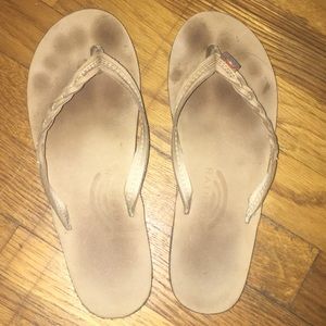 Rainbow women’s flip flops
